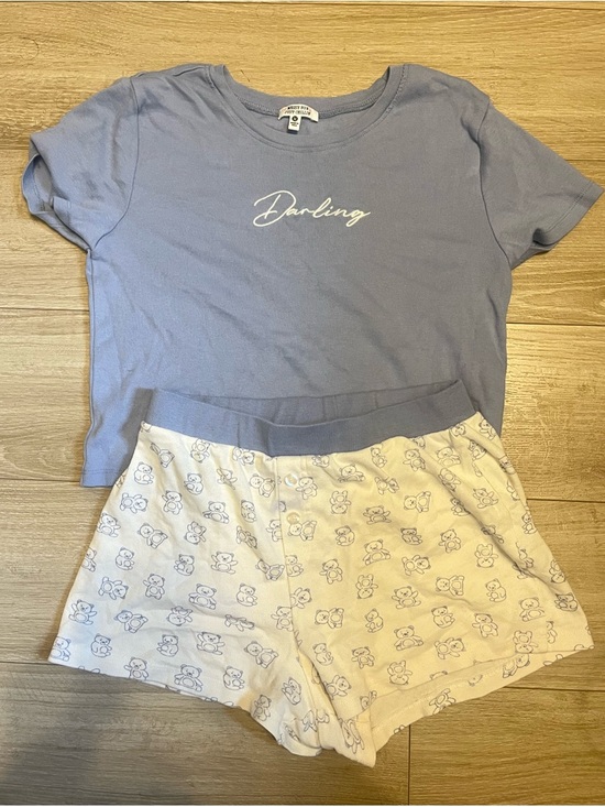 Brandy Melville Other - Super Cute Brandy Melville Inspired Bear Print Shorts Pajama Set